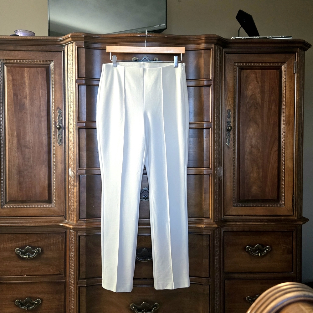 Chico's Classic Cream Straight Leg Women's Pants